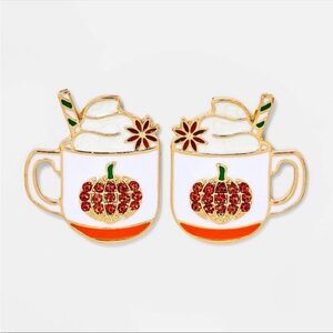 Sugarfix by BaubleBar Pumpkin to Talk About Earrings